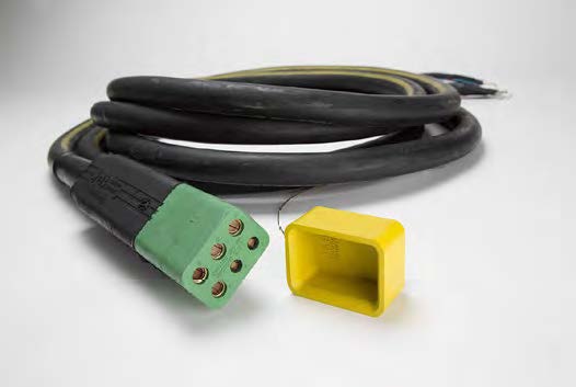 ITW GSE cable head dust cap, dust cap 400 Hz Single Jacket Cable Assemblies