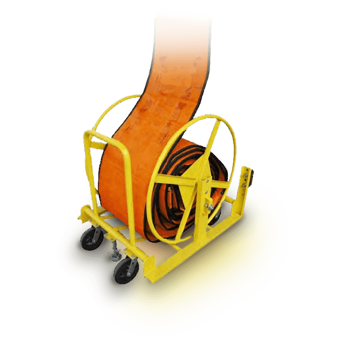 flat duct reel cart