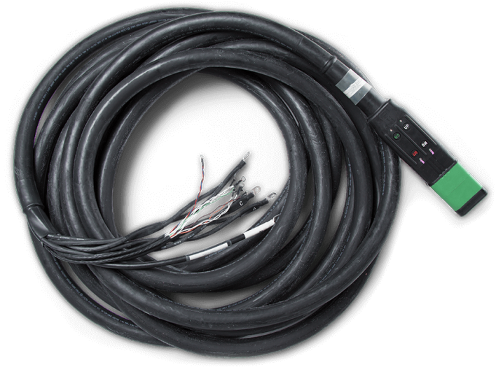 ITW GSE Modular 400 Hz Cable, 400 Hz power cable, 400 Hz connector, aircraft cable, 400 Hz Single Jacket Cable Assemblies