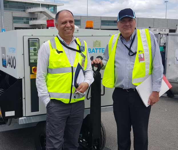 ITW GSE 7400 battery powered eGPU Brisbane International Airport Brisbane Airport