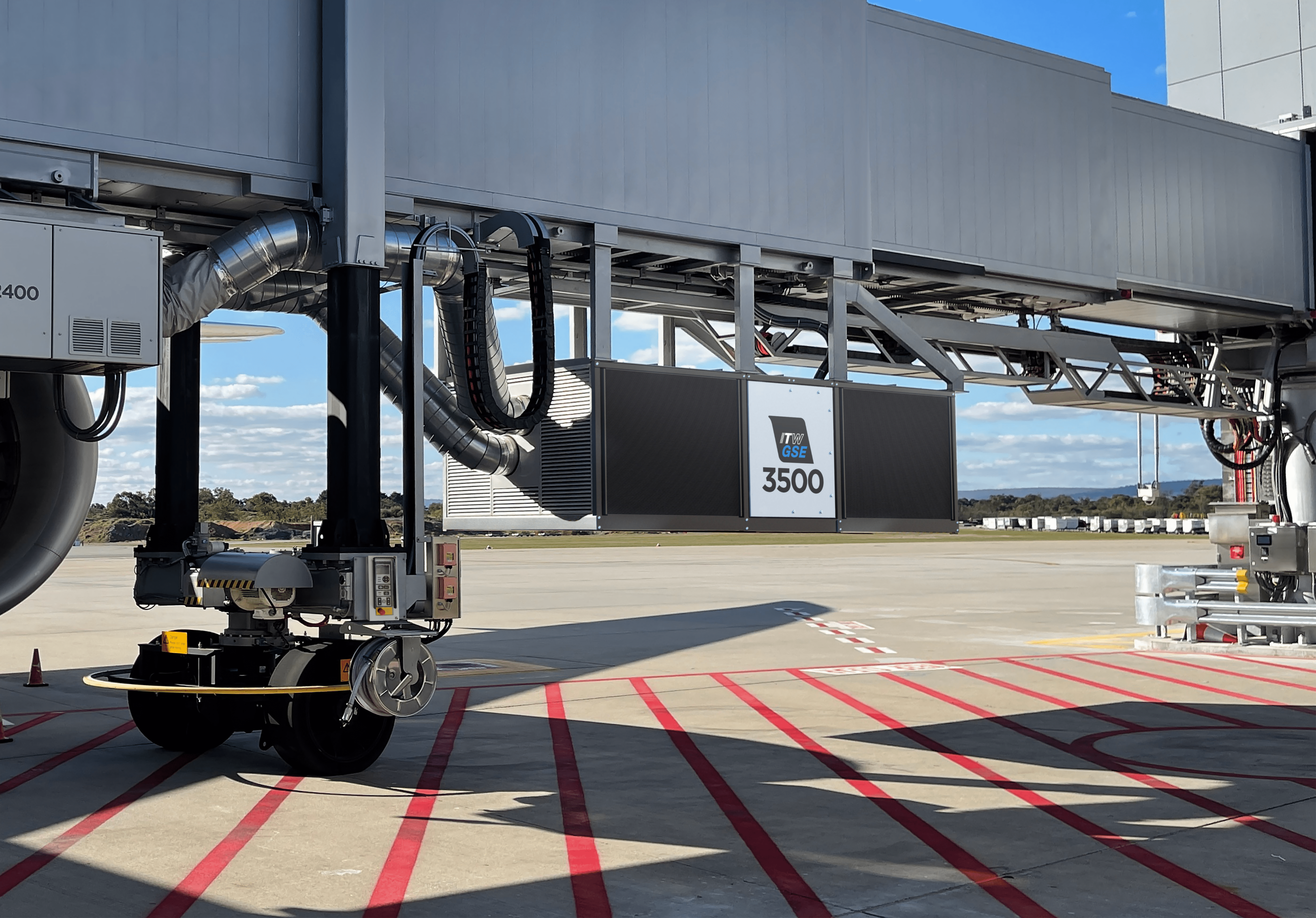 EcoGate for Airports is a high-efficiency system of ITW GSE ground support units that work together intelligently. The 3500 PCA is the brain behind the visionary approach to advancing gate economics.