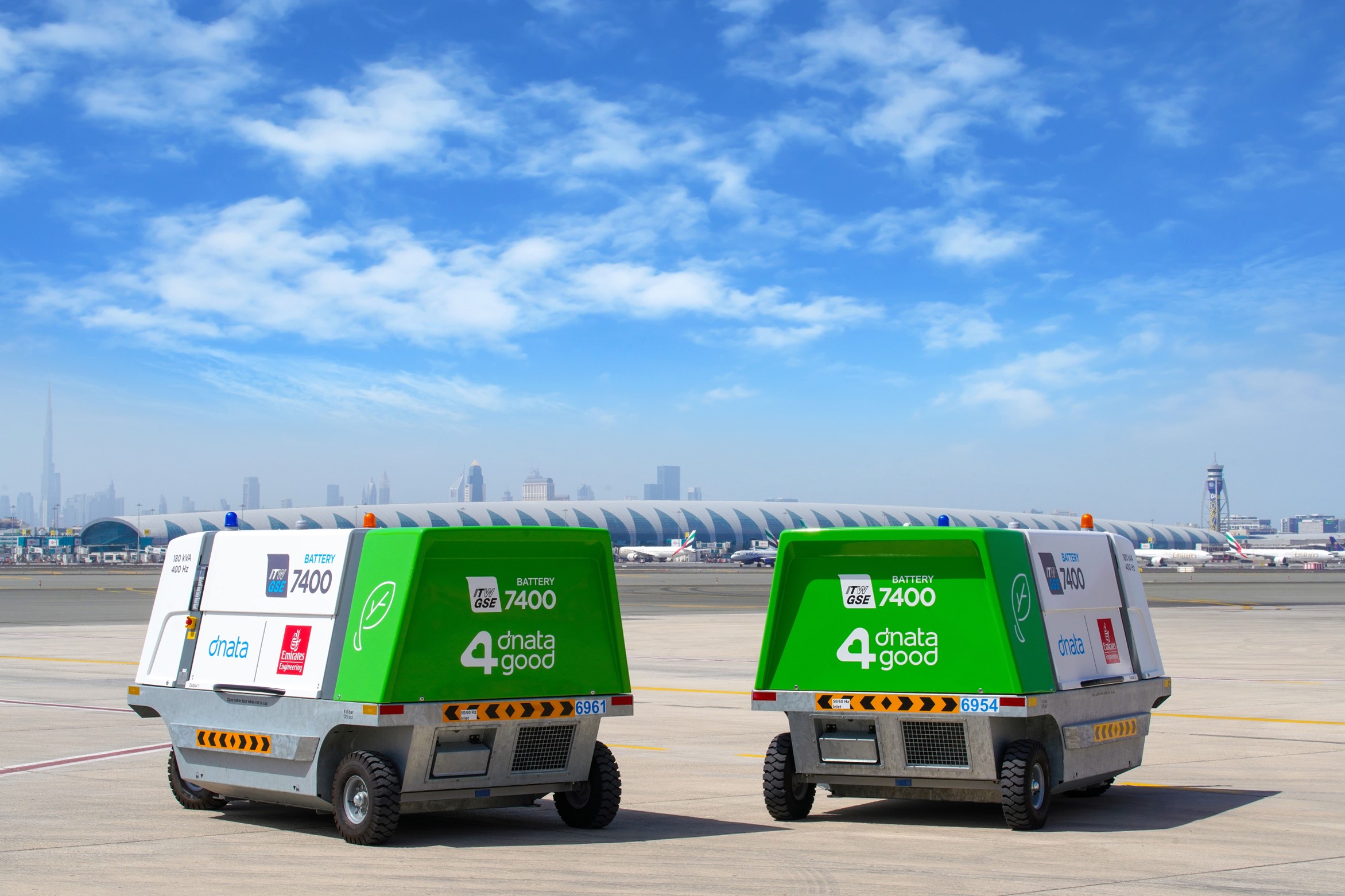 dnata adds 14 electric ground power units (GPUs) to Dubai fleet ITW GSE