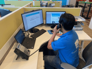 hiring a service technician desk work
