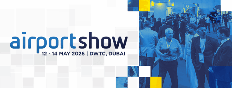airport show dubai logo 2026 with itw gse