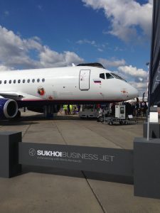 Sukhoi aircraft supplied by an AXA 2300 GPU